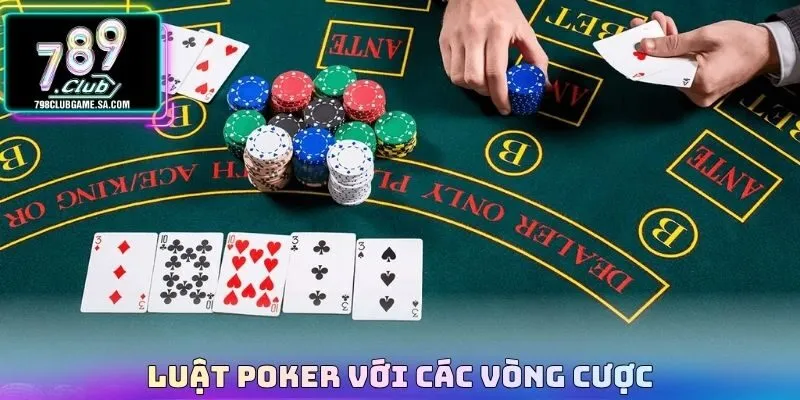 Luật poker với các vòng cược 